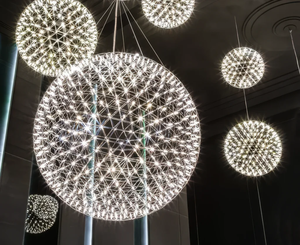 Designverlichting geproduceerd door Doeko