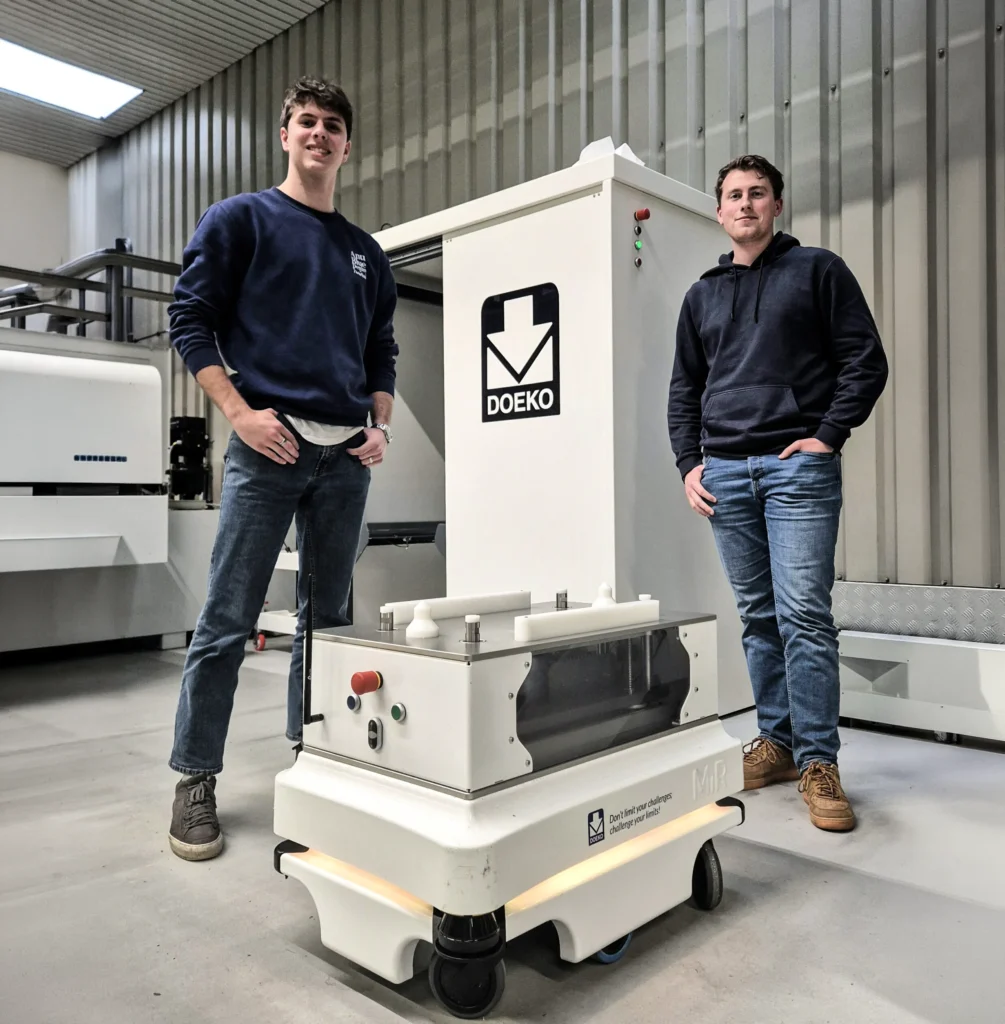 Jong technisch talent bouwt mee aan de automatisering van Doeko